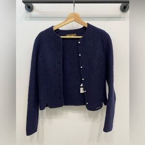 Geiger Tyrol Boiled Wool Jacket - 40 Navy